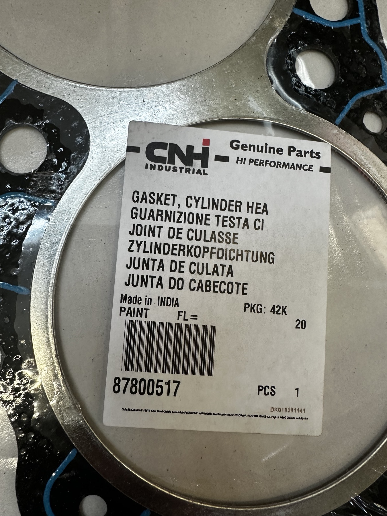 87800517 CYLINDER HEAD GASKET