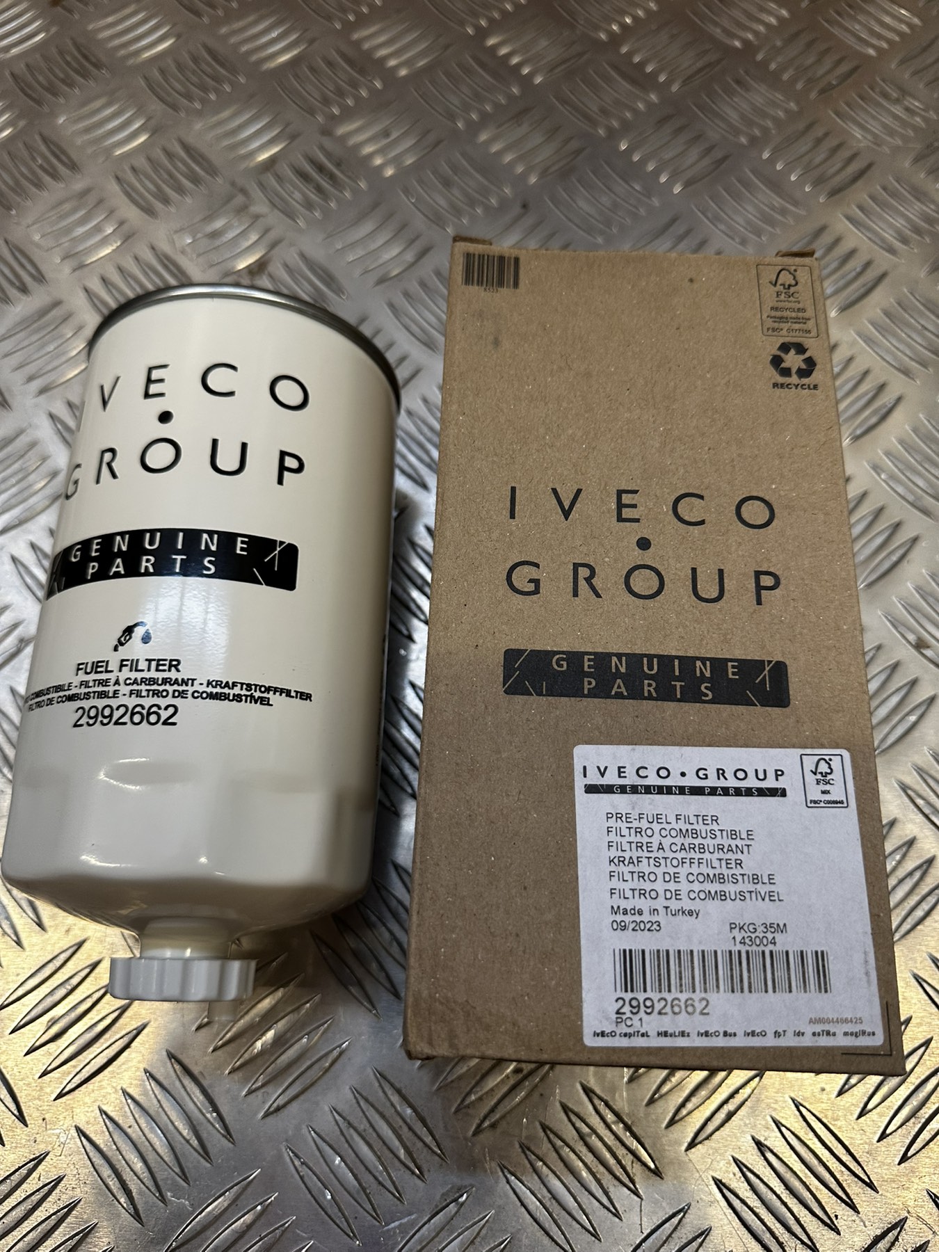 2992662 Fuel Pre-Filter FPT/IVECO/CNH